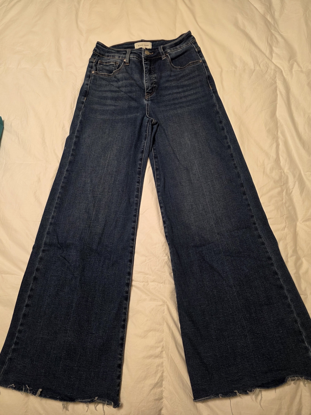 Risen High Waist Wide Leg Jeans Sz 27